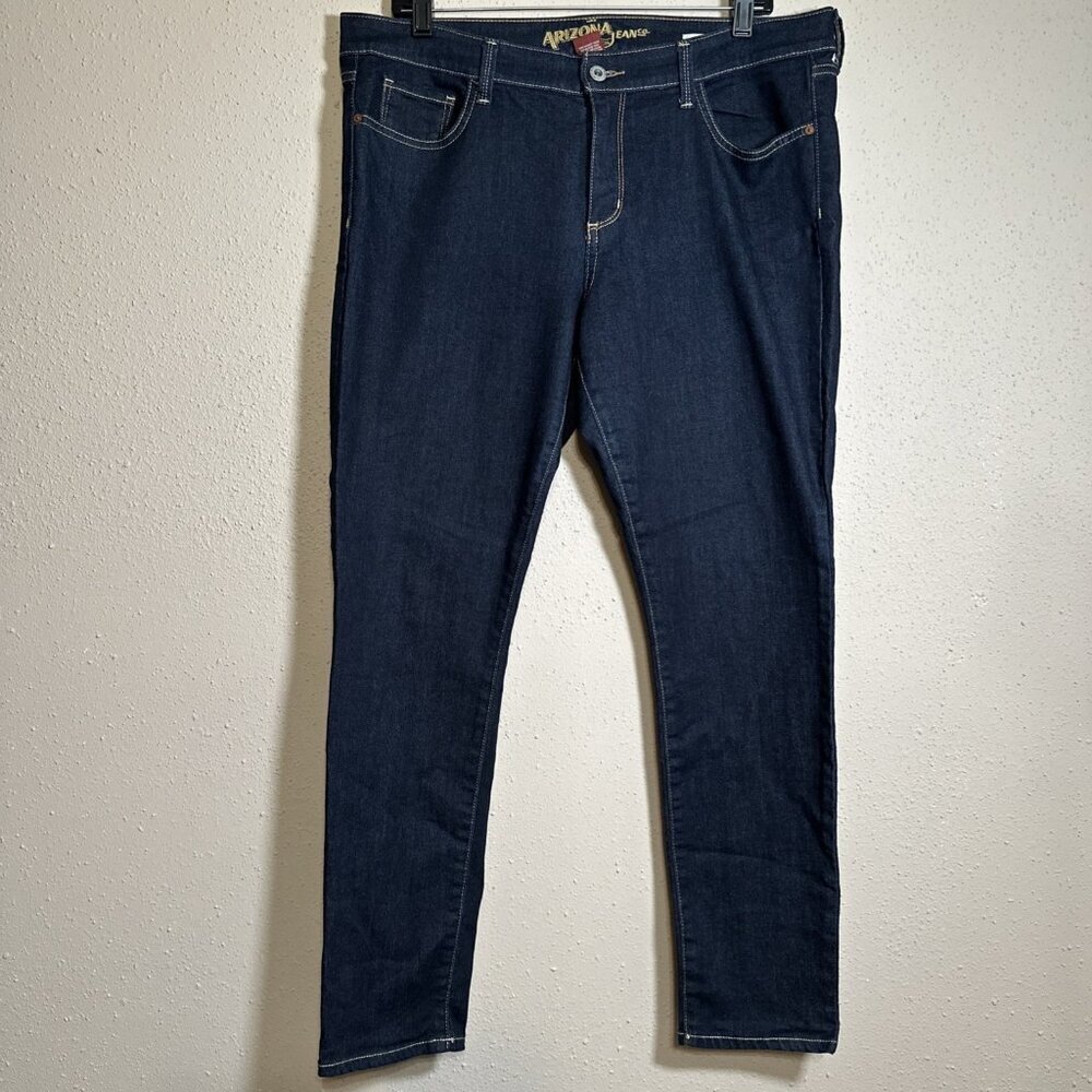 Arizona Jean Co Juniors Super Skinny Jeans Dark Wash Size 15 Average